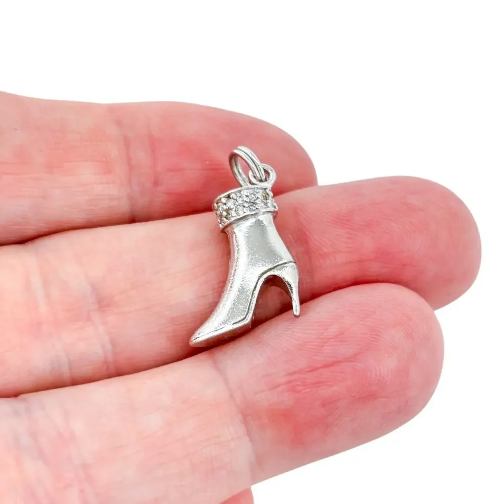 Vintage Sterling Silver 925 High-Heel Shoe Charm